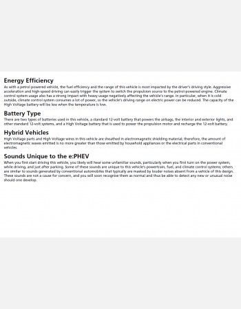 honda cr-v  phev 2024 owners manual rhd and lhd